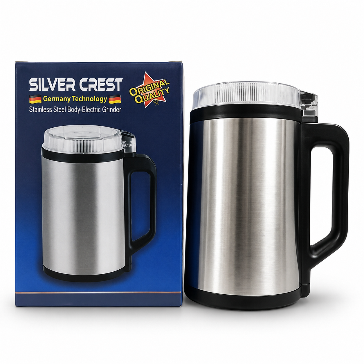 Silver Crest Stainless Steel Electric Mini Grinder Watt