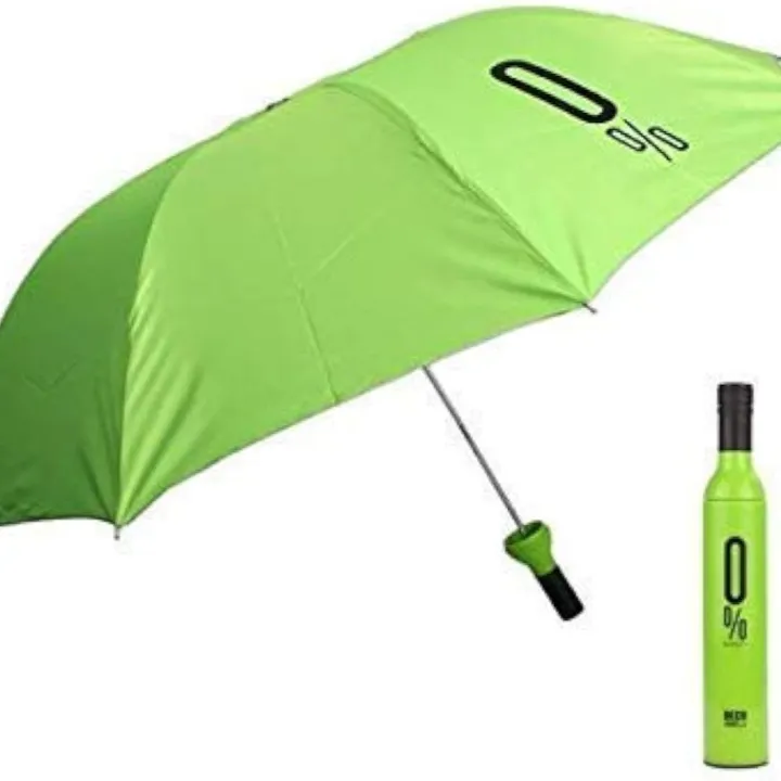 Deco Umbrella" is designed to resemble a wine bottle