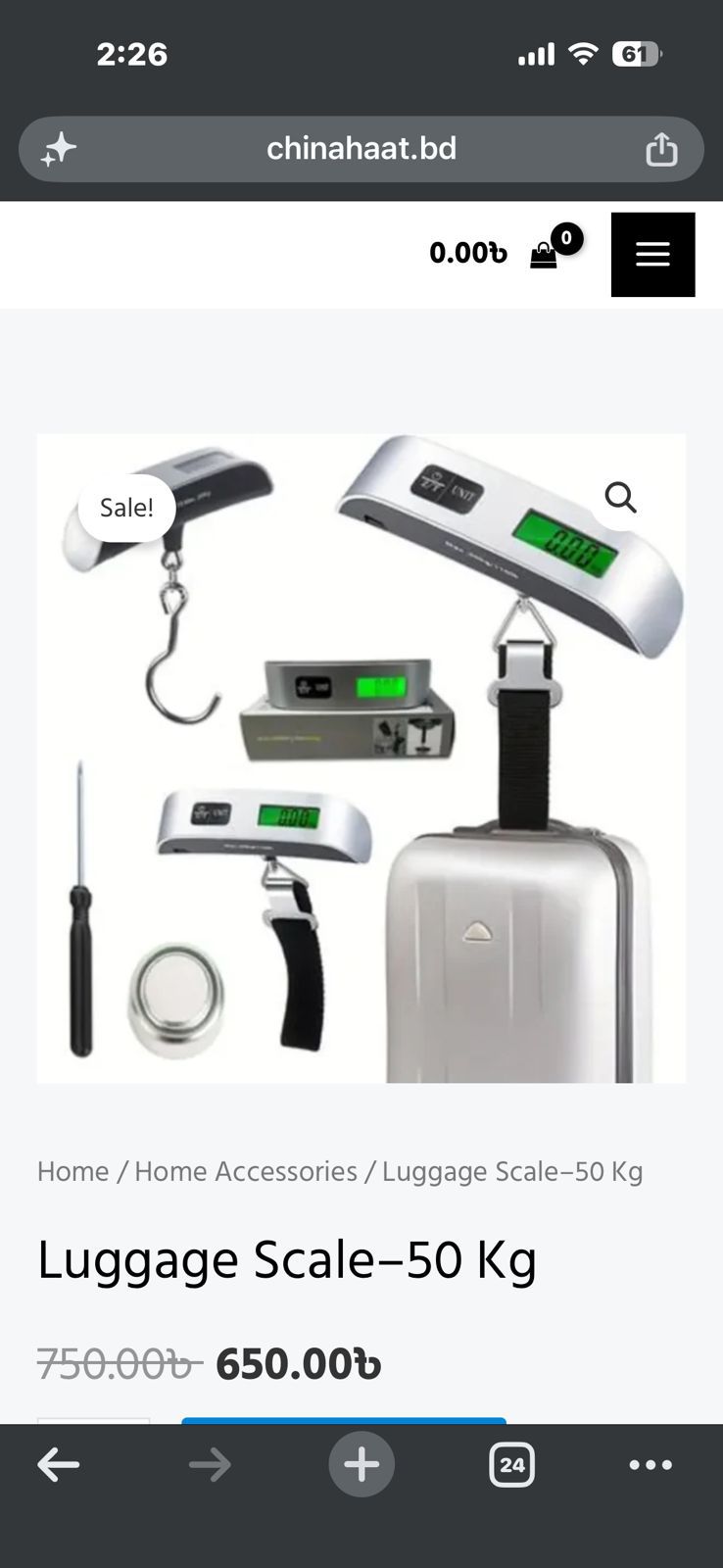 Luggage  scale