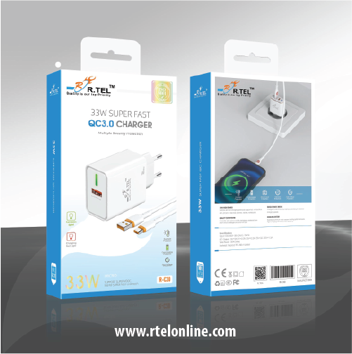 R.TEL C60 model 33W charger