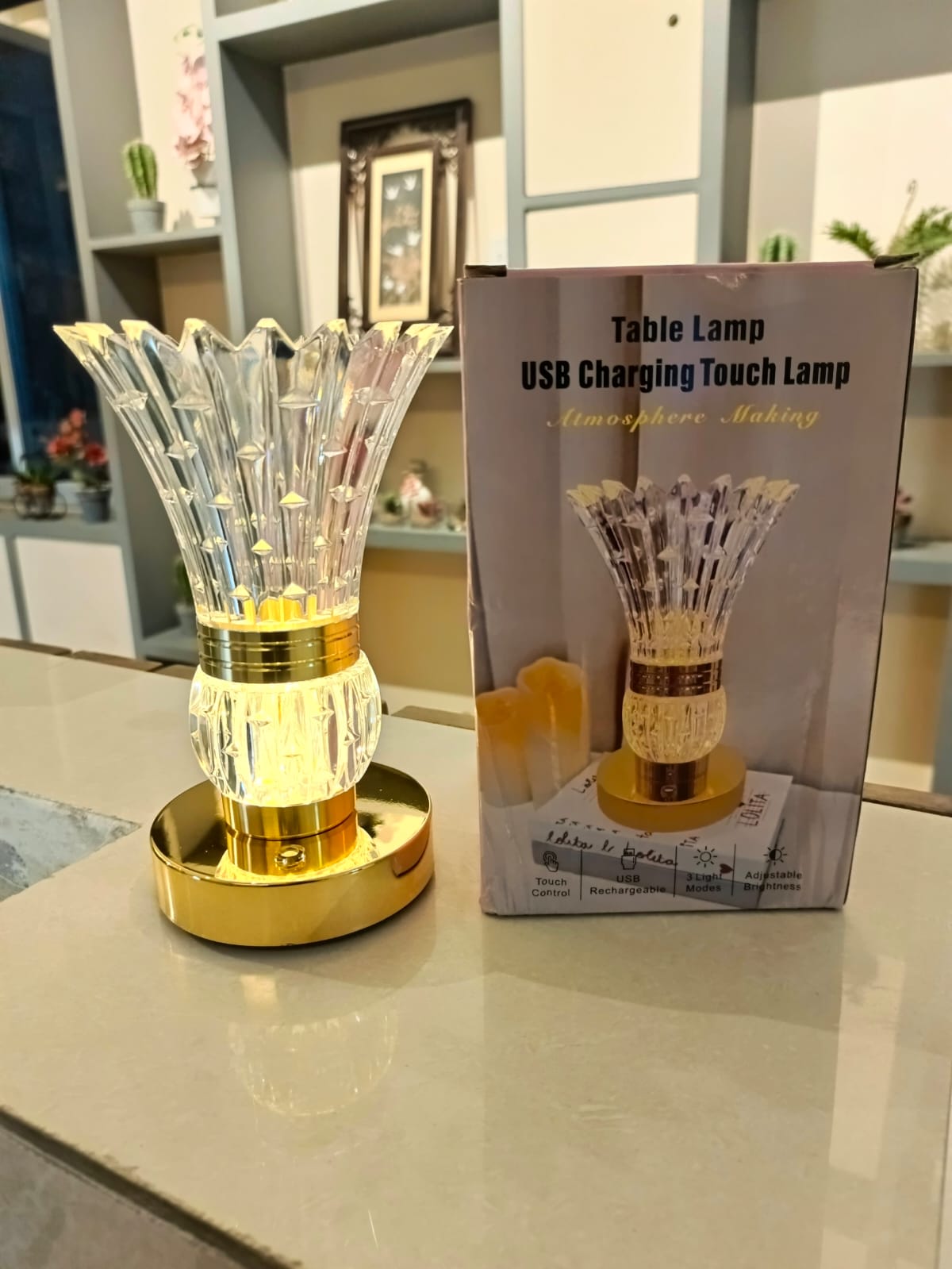 Crystal Atmosphere Table Lamp
