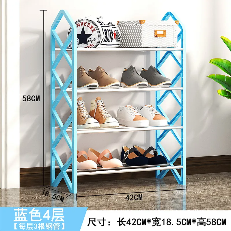 Diamond 4 Layer Shoe Rack